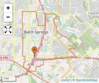 Area schools map